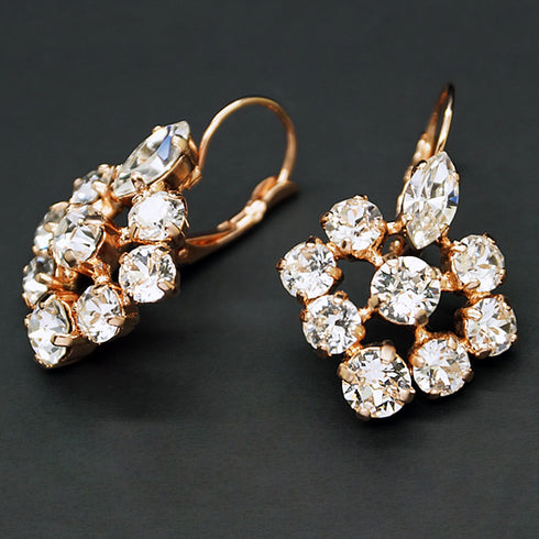 Auskari "Greznība II" ar Swarovski™ kristāliem